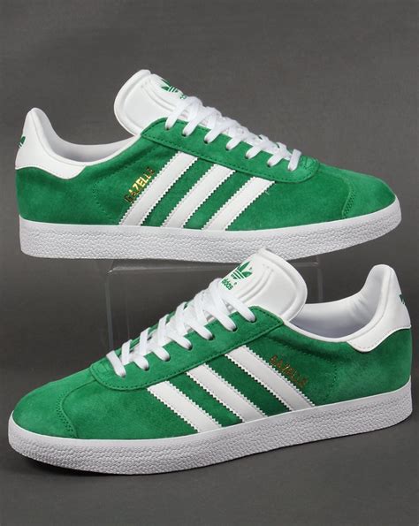 adidas green shoes men.